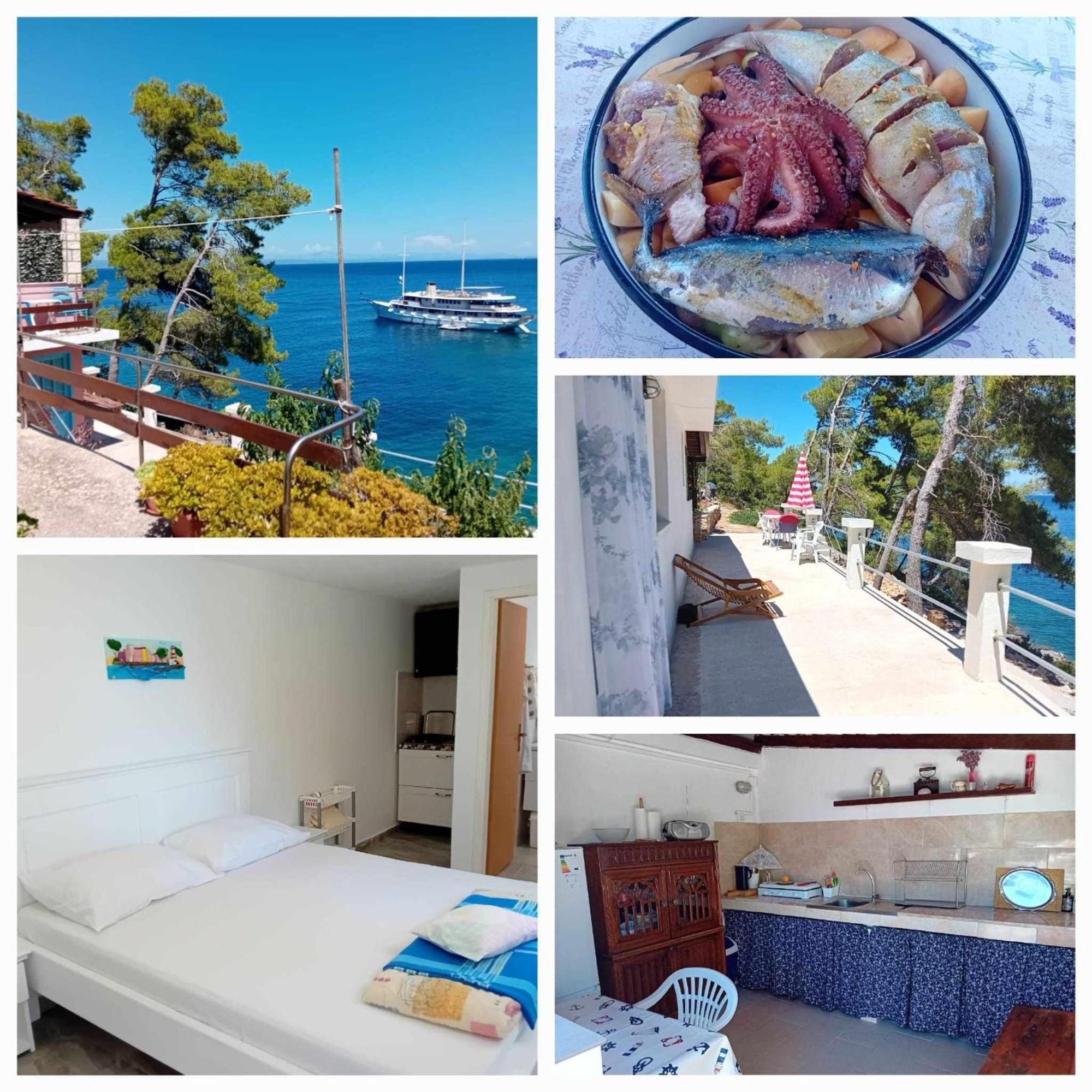 Modern Robinson Veli Bare Villa Vela Luka Luaran gambar
